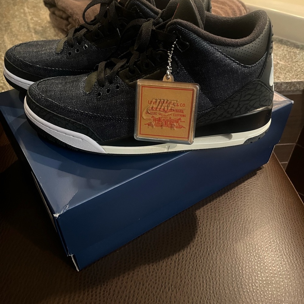 Jordan Black and White Sneakers